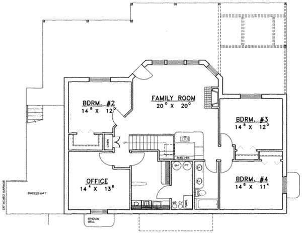 lower floor house blueprint