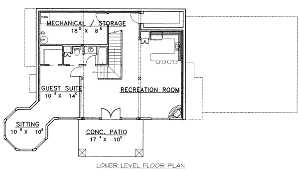 lower floor house blueprint