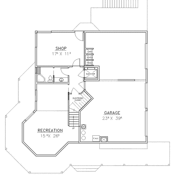 lower floor house blueprint