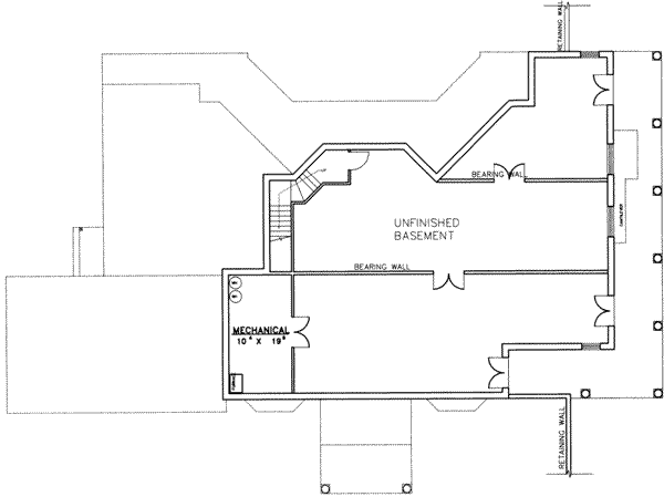 lower floor house blueprint