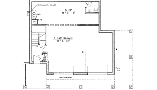 lower floor house blueprint