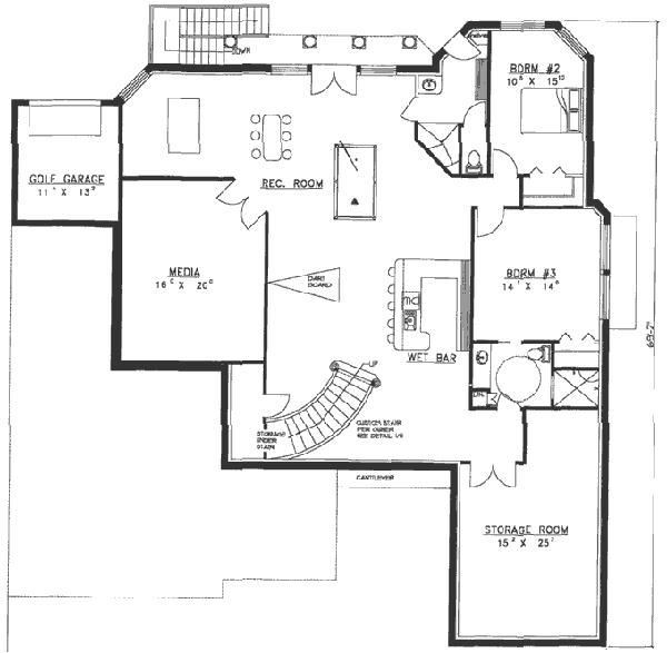 lower floor house blueprint
