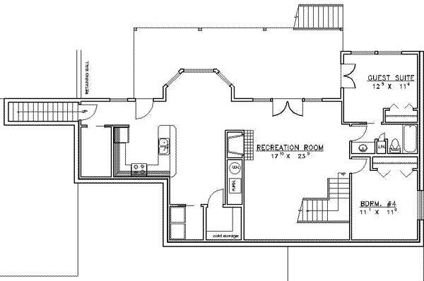 lower floor house blueprint
