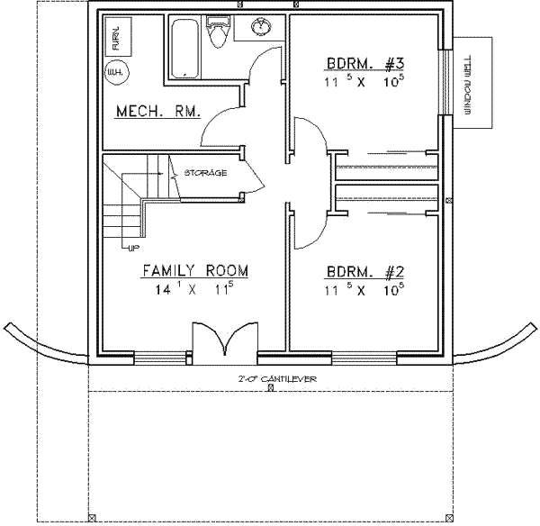 lower floor house blueprint