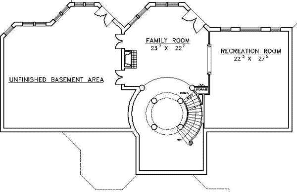 lower floor house blueprint