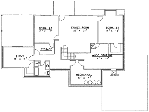 lower floor house blueprint
