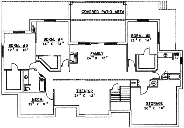 lower floor house blueprint