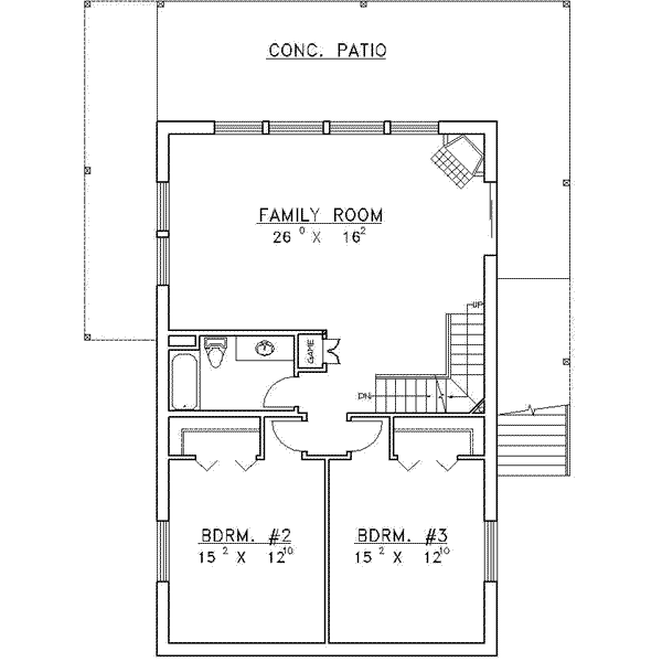 lower floor house blueprint
