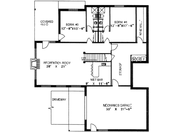 lower floor house blueprint