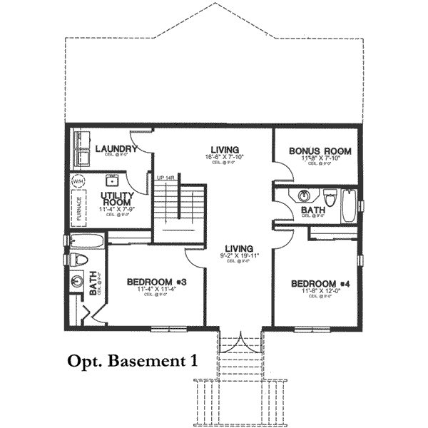 lower floor house blueprint