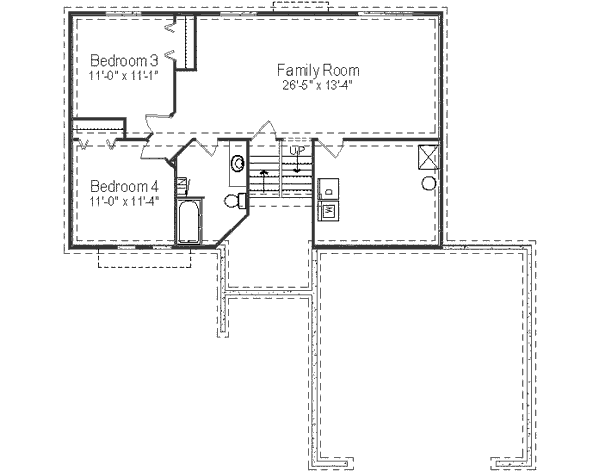 lower floor house blueprint