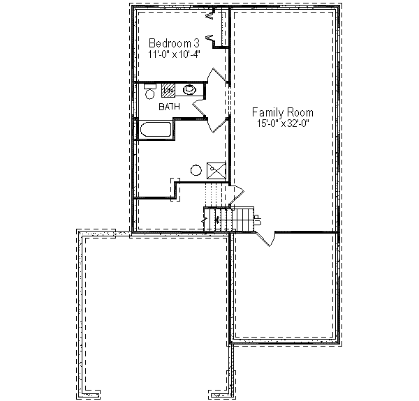 lower floor house blueprint