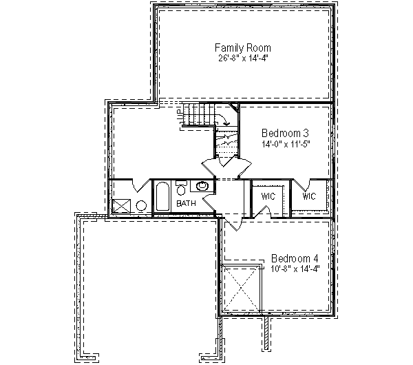 lower floor house blueprint