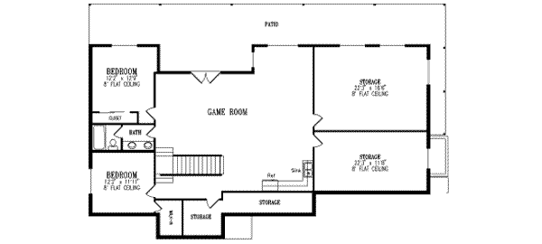lower floor house blueprint