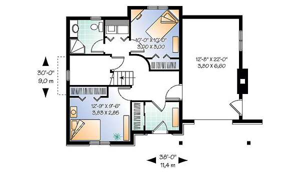 lower floor house blueprint