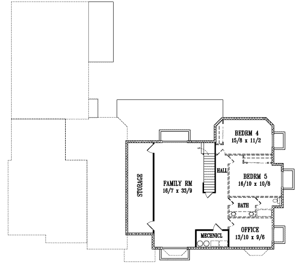 lower floor house blueprint