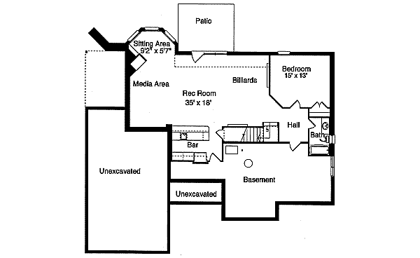 lower floor house blueprint