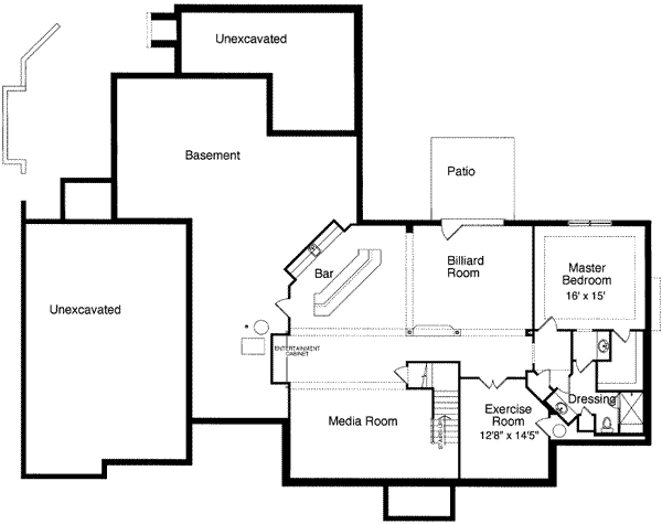 lower floor house blueprint