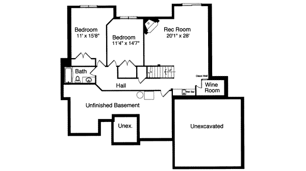 lower floor house blueprint