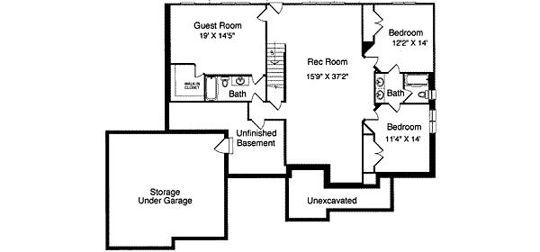 lower floor house blueprint