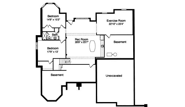 lower floor house blueprint