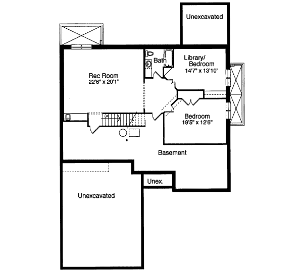 lower floor house blueprint