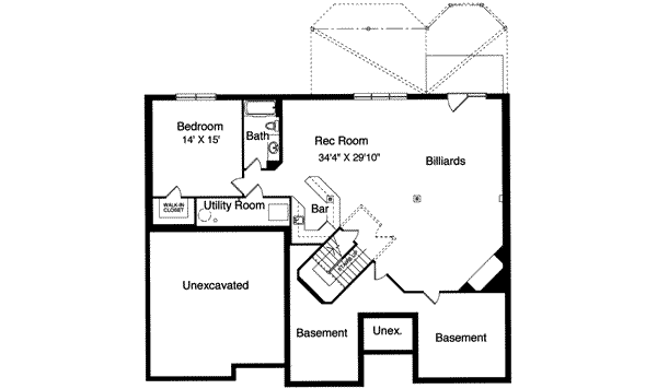 lower floor house blueprint