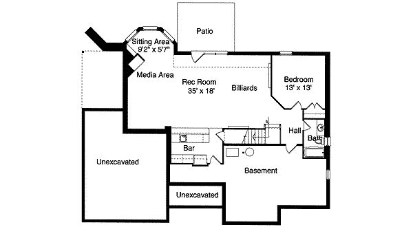 lower floor house blueprint
