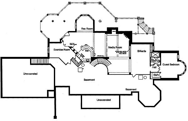 lower floor house blueprint