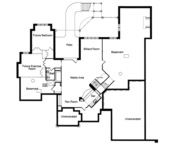 lower floor house blueprint