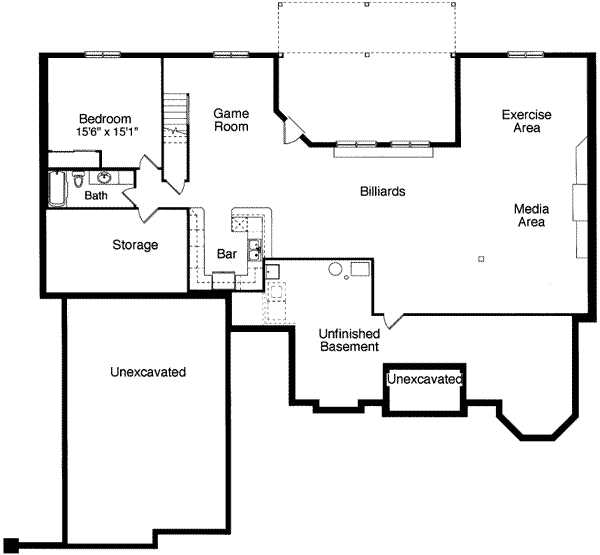 lower floor house blueprint