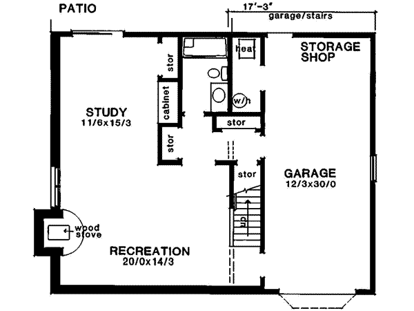 lower floor house blueprint