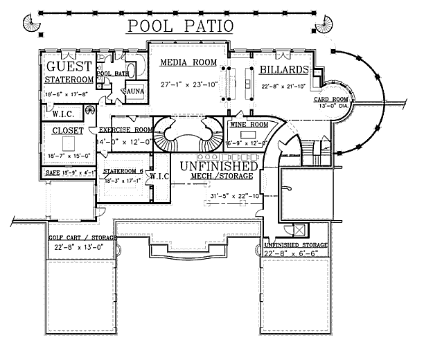 lower floor house blueprint