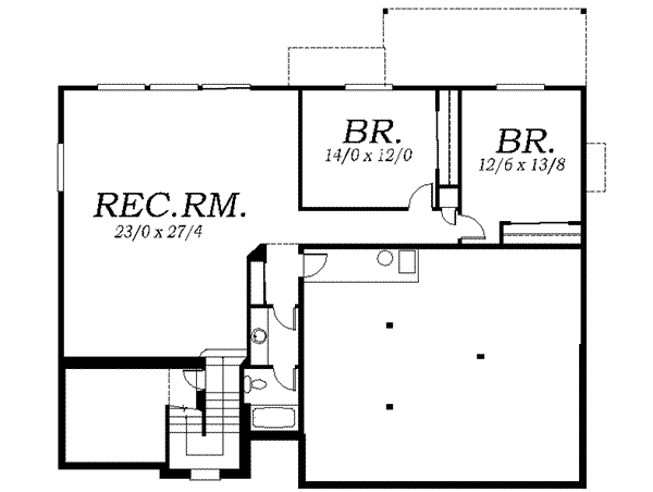 lower floor house blueprint