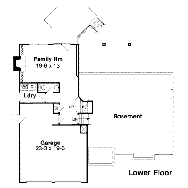 lower floor house blueprint