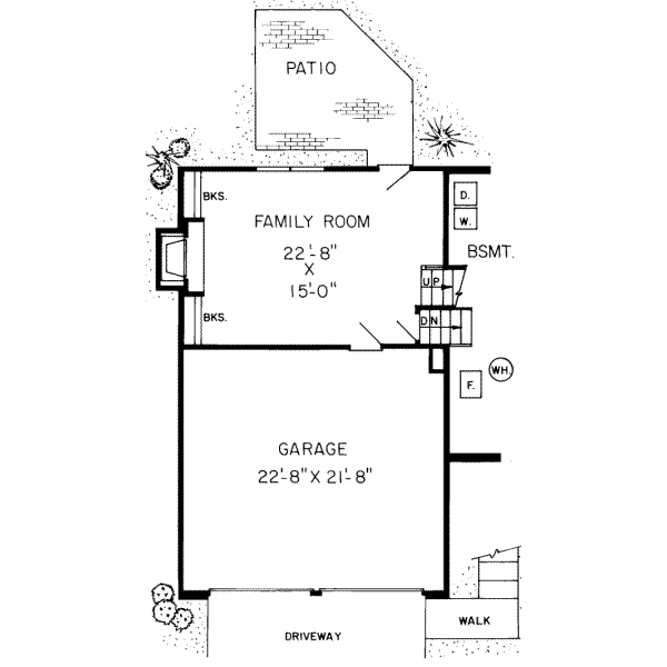 lower floor house blueprint