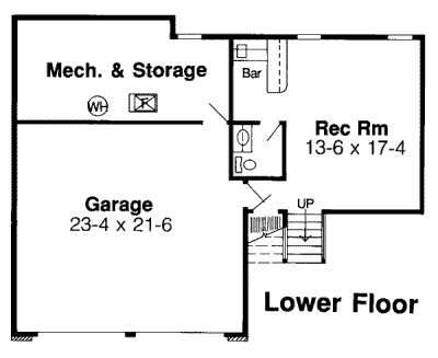 lower floor house blueprint