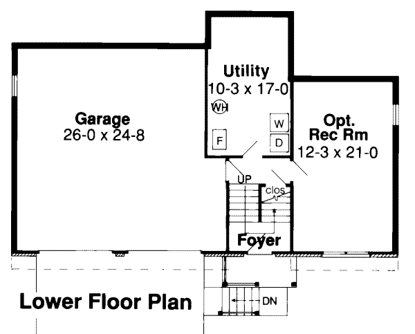 lower floor house blueprint