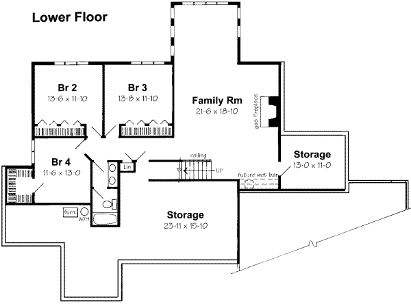 lower floor house blueprint