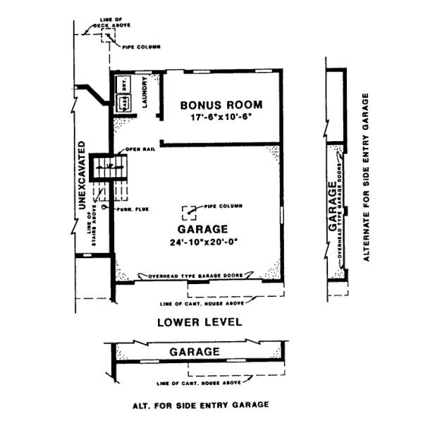 lower floor house blueprint