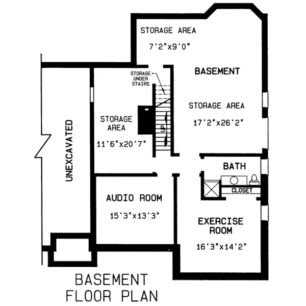 lower floor house blueprint