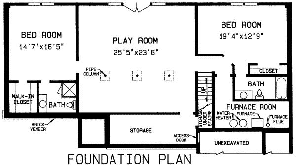lower floor house blueprint