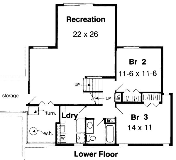 lower floor house blueprint