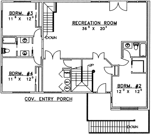 lower floor house blueprint