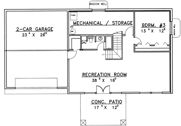 lower floor house blueprint