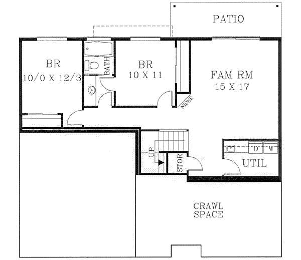 lower floor house blueprint