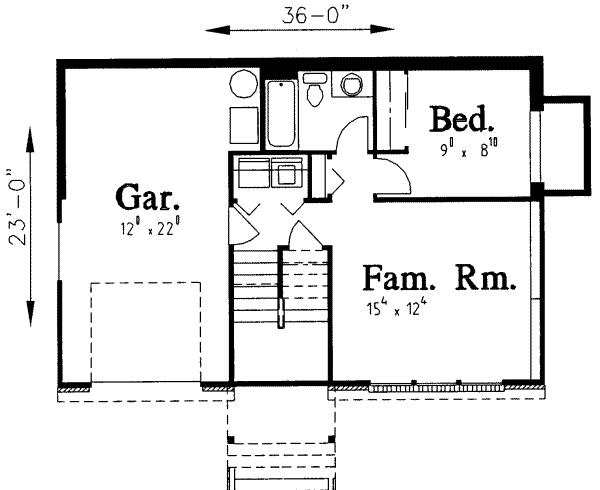 lower floor house blueprint