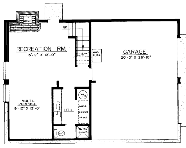 lower floor house blueprint