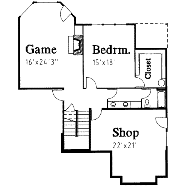 lower floor house blueprint