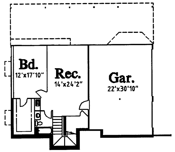 lower floor house blueprint